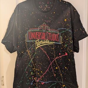 Universal Studios Florida Black Splatter T-Shirt